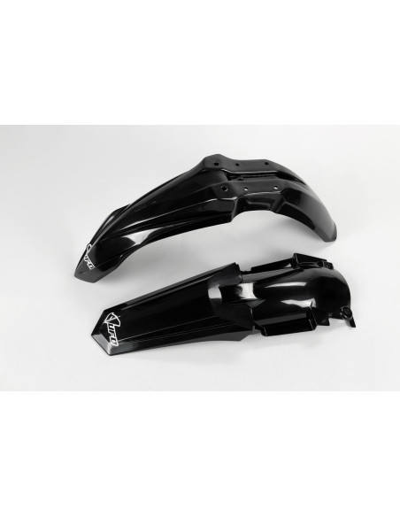 Kit Gardes boues Avant + Arrière - Noir - UFO Yamaha 85 YZ 2002-2012