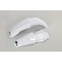 Kit Gardes boues Avant + Arrière - Blanc - UFO Yamaha 85 YZ 2002-2012
