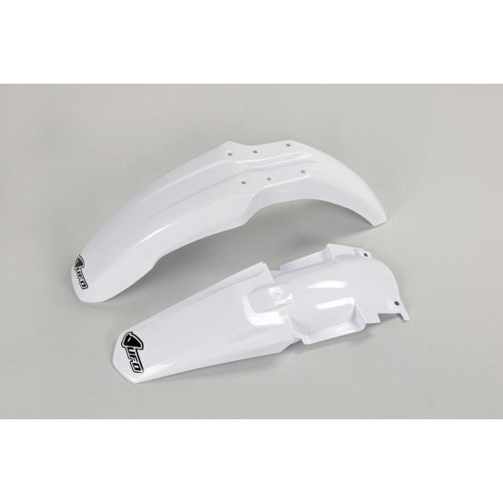 Kit Gardes boues Avant + Arrière - Blanc - UFO Yamaha 85 YZ 2002-2012