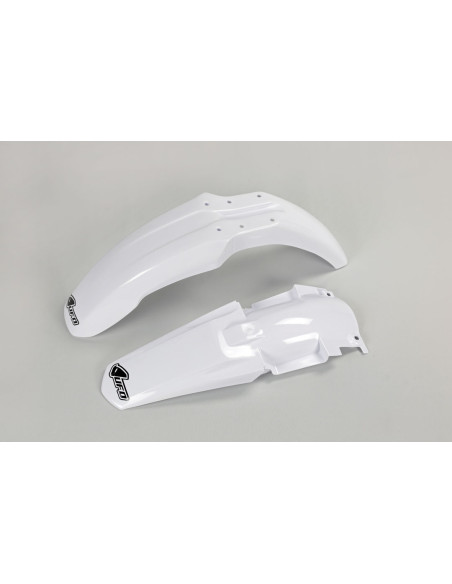 Kit Gardes boues Avant + Arrière - Blanc - UFO Yamaha 85 YZ 2002-2012