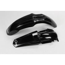 Kit Gardes boues Avant + Arrière - Noir - UFO Yamaha 85 YZ 2002-2012