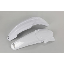 Kit Gardes boues Avant + Arrière - Blanc - UFO Yamaha 250 YZ-F 2006-2009
