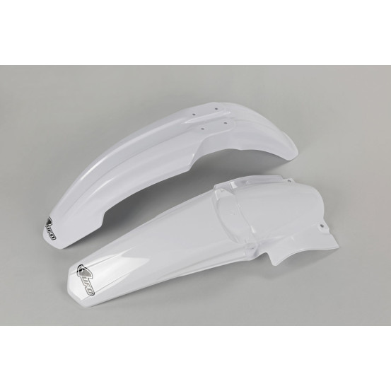 Kit Gardes boues Avant + Arrière - Blanc - UFO Yamaha 250 YZ-F 2006-2009