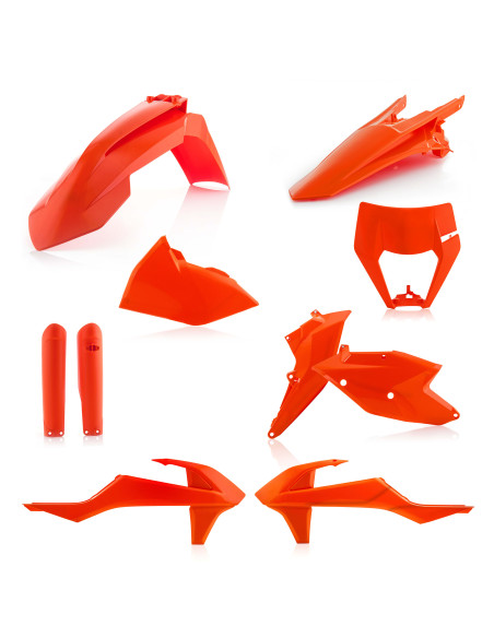 Kit plastiques complet - Orange - ACERBIS KTM 250/300 EXC 2019 250/350/450/500 EXCF 2019