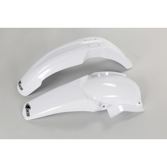 Kit Gardes boues Avant + Arrière - Blanc - UFO Yamaha 250 YZ-F 2003-2005