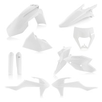 Kit plastiques complet - Blanc - ACERBIS KTM 125/250/300 EXC 2019 250/350/450/500 EXCF 2019