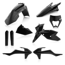 Kit plastiques complet ACERBIS KTM 125/250/300 EXC 2019 250/350/450/500 EXCF 2019 Noir