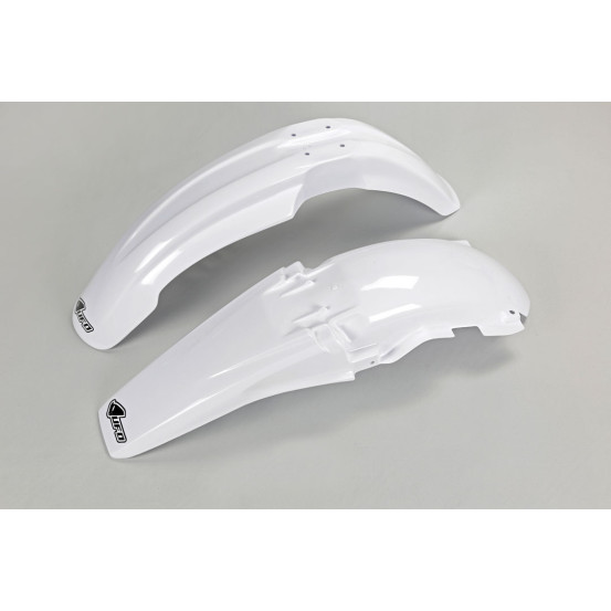 Kit Gardes boues Avant + Arrière - Blanc - 400-426 YZ-F 1998-2002 et UFO Yamaha 250 YZ-F 2001-2002