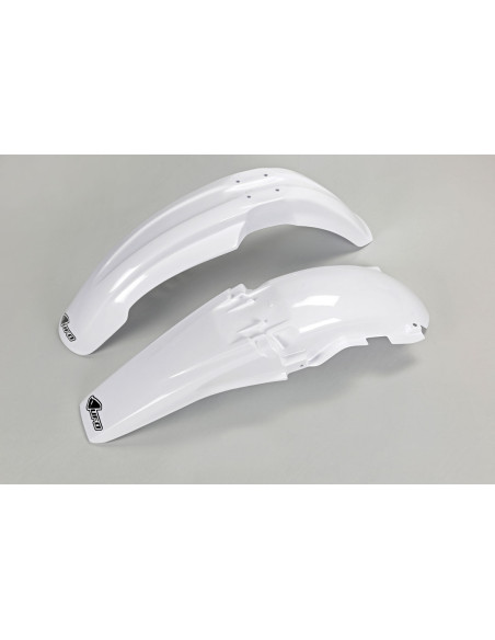 Kit Gardes boues Avant + Arrière - Blanc - 400-426 YZ-F 1998-2002 et UFO Yamaha 250 YZ-F 2001-2002