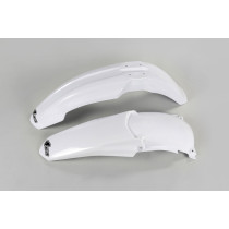 Kit Gardes boues Avant + Arrière - Blanc - UFO Yamaha 125 250 YZ 2006-2014
