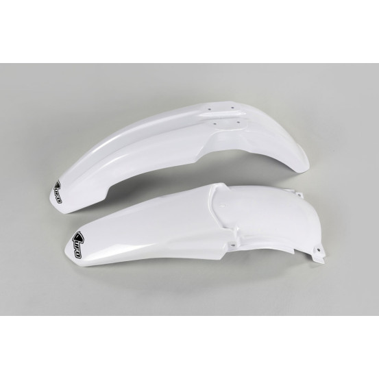 Kit Gardes boues Avant + Arrière - Blanc - UFO Yamaha 125 250 YZ 2006-2014