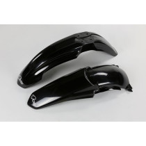 Kit Gardes boues Avant + Arrière - Noir - UFO Yamaha 125 250 YZ 2006-2014