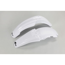 Kit Gardes boues Avant + Arrière - Blanc - UFO Yamaha 125 250 YZ 2000-2001