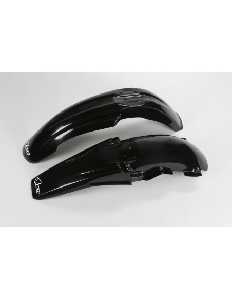 Kit Gardes boues Avant + Arrière - Noir - UFO Yamaha 125 250 YZ 2000-2001