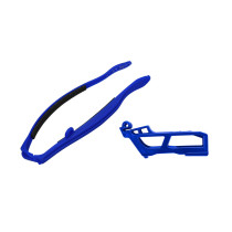 Kit guide chaîne + patin - Bleu - UFO Yamaha 450 YZ-F 2023-2026 / 250 YZ-F 2024-2026