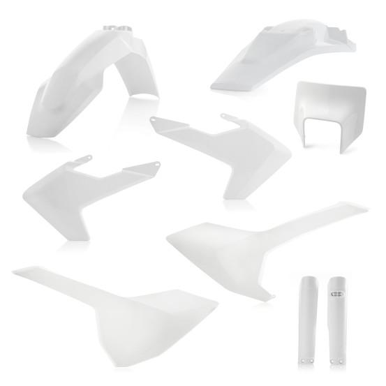 Kit plastiques complet - Blanc - ACERBIS Husqvarna 250/350/450/501 FE 2019 125/250/300 TE 2019