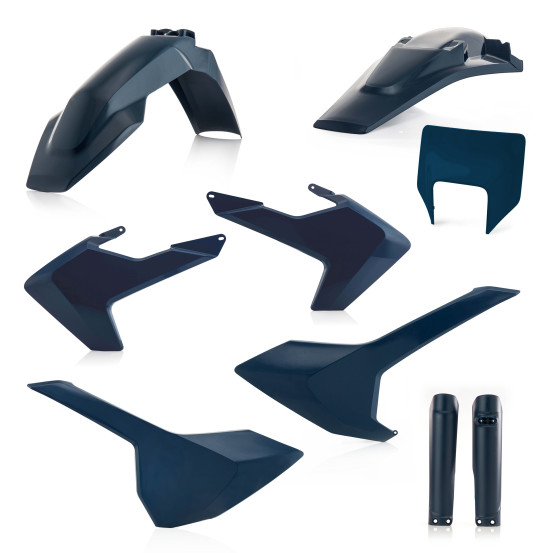 Kit plastiques complet - Bleu - ACERBIS Husqvarna 250/350/450/501 FE 2019 125/250/300 TE 2019