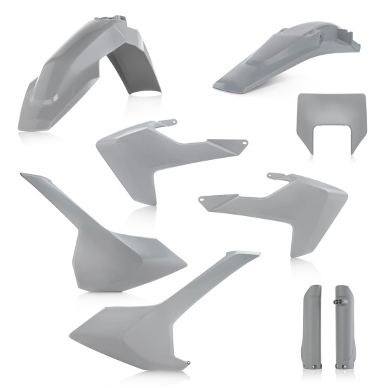 Kit plastiques complet - Gris - ACERBIS Husqvarna 250/300 TE 2019 250/350/450/501 FE 2019