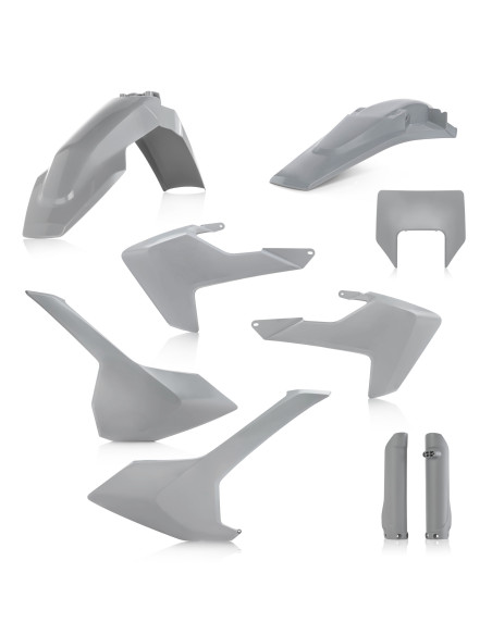 Kit plastiques complet - Gris - ACERBIS Husqvarna 250/300 TE 2019 250/350/450/501 FE 2019