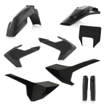 Kit plastiques complet - Noir - ACERBIS Husqvarna 250/350/450/501 FE 2019 125/250/300 TE 2019