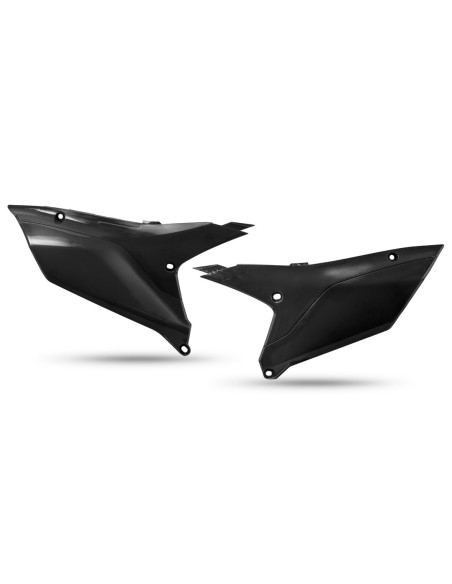 Plaques latérales - Noir - UFO Yamaha 250 YZF 2024-2026 / 450 YZ-F 2023-2025