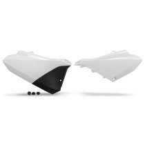Plaques latérales - Blanc - UFO Yamaha 85 YZ 2022-2024