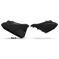 Plaques latérales - Noir - UFO Yamaha 85 YZ 2022-2024