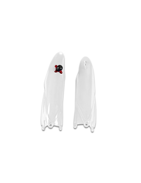 Protections de fourche + Kit départ - Blanc - UFO Yamaha 125 250 YZ 2022-2024