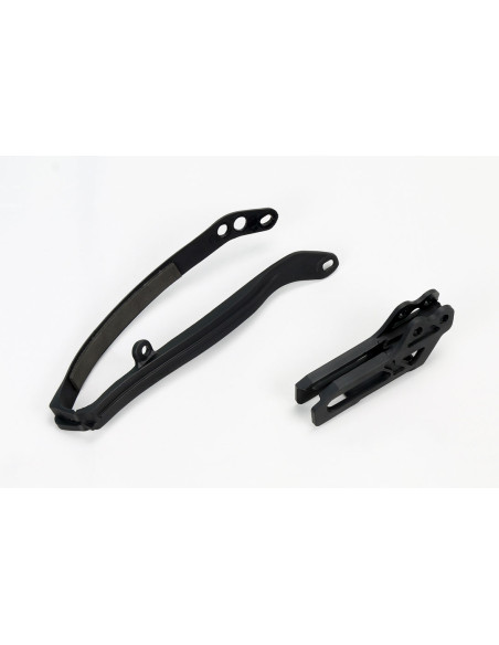 Kit guide chaîne + patin - Noir - UFO Yamaha 125 250 YZ 2009-2014