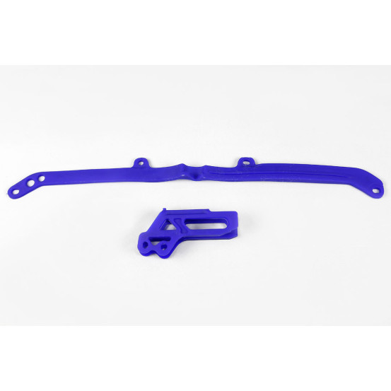 Kit guide chaîne + patin - Bleu - UFO Yamaha 125 250 YZ 2015-2024