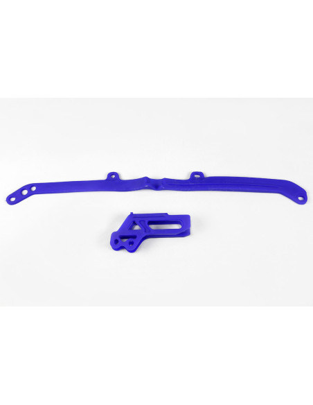 Kit guide chaîne + patin - Bleu - UFO Yamaha 125 250 YZ 2015-2024