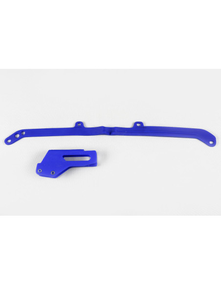 Kit guide chaîne + patin - Bleu - UFO Yamaha 250 YZ-F 2005-2005