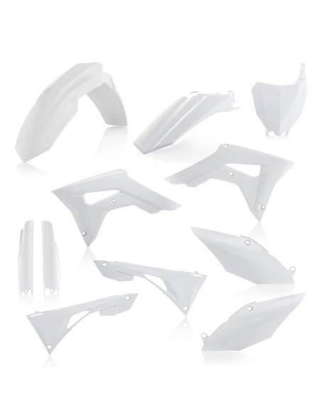 Kit plastiques complet - Blanc - ACERBIS Honda 450 CRF-R 2019