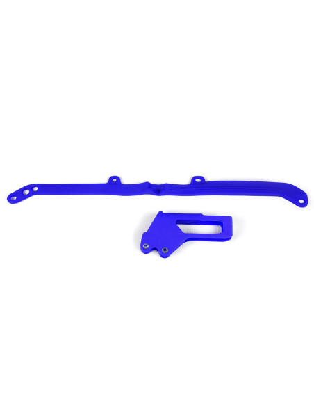 Kit guide chaîne + patin - Bleu - UFO Yamaha 125 250 YZ 2005-2008