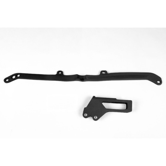 Kit guide chaîne + patin - Noir - UFO Yamaha 125 250 YZ 2005-2008