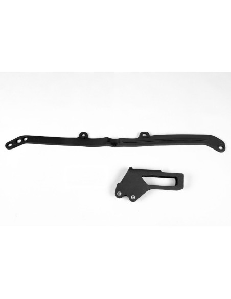 Kit guide chaîne + patin - Noir - UFO Yamaha 125 250 YZ 2005-2008