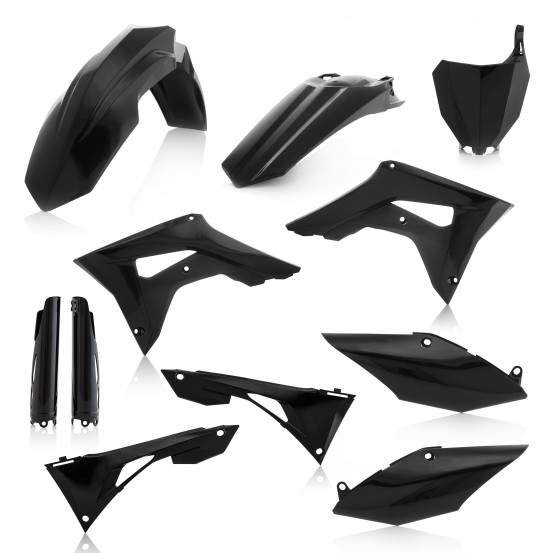 Kit plastiques complet - Noir - ACERBIS Honda 450 CRF-R 2019