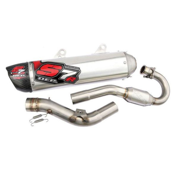 Ligne d'échappement complète DEP S7R Honda 450 CRF-R 2015-2016 embout carbone