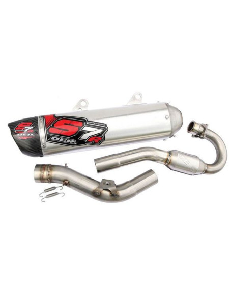 Ligne d'échappement complète DEP S7R Honda 450 CRF-R 2015-2016 embout carbone