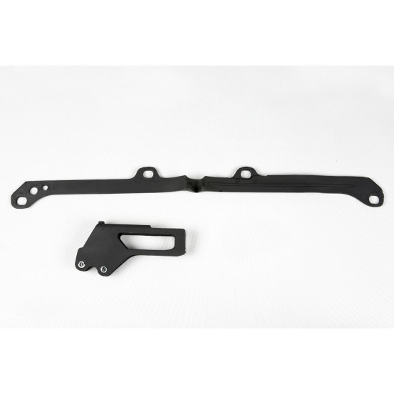 Kit guide chaîne + patin - Noir - UFO Yamaha 125 250 YZ 2003-2004