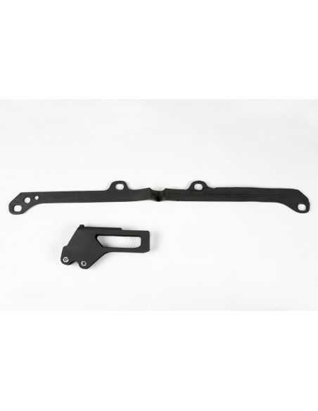 Kit guide chaîne + patin - Noir - UFO Yamaha 125 250 YZ 2003-2004