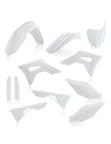 Kit plastiques complet - Blanc - ACERBIS Honda 250 CRF-R 2019