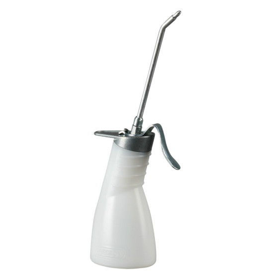 Burette en plastique 200 ML avec bec rigide alu 135mm