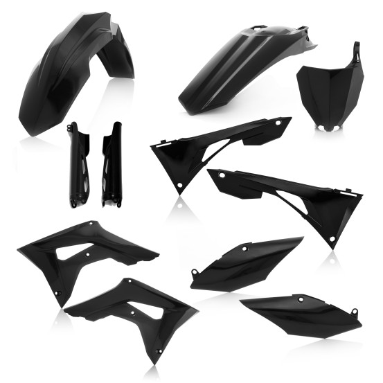 Kit plastiques complet - Noir - ACERBIS Honda 250 CRF-R 2019