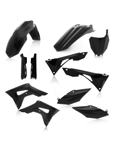 Kit plastiques complet - Noir - ACERBIS Honda 250 CRF-R 2019