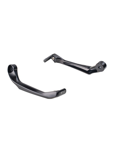 Protection de levier de frein aluminium taillé masse BONAMICI RACING - Noir