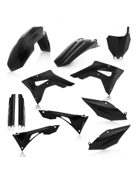 Kit plastiques complet - Noir - ACERBIS Honda 450 CRF-RX 2019