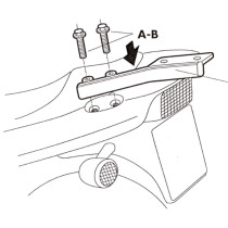 Support Top Case SHAD Top Master Yamaha Fazer 600 1998-2000