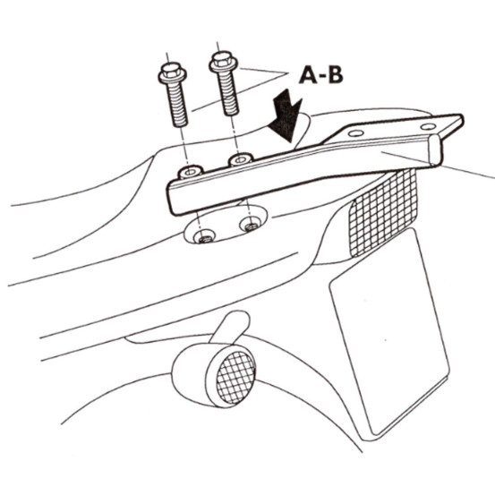 Support Top Case SHAD Top Master Yamaha Fazer 600 1998-2000