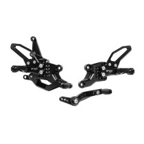 Commandes reculées BONAMICI RACING - Sélection classique ou inversée - YAMAHA R7